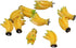 Uniquer 20Pcs Yellow Banana Micro Model Charms,Resin Imitation Food Lovely Dangle Charms with Loop for DIY Jewelry Making Necklaces Earrings Key C...