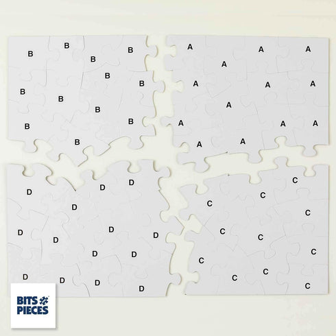 Bits and Pieces - 50 Piece Jigsaw Puzzle for Seniors - 15" x 19" - Birds on The Porch Steps - 50 pc Large Lettered Pieces Colorful Scenic Jigsaw...