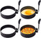 Yevior 4 Pack Eggs Rings,Round Egg Cooker Rings For Frying Shaping Cooking Eggs,Egg Maker Molds Kitchen Gadgets Egg Cooking Rings (4Pack)...