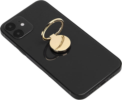 Phone Ring Holder, Mobile Phone Finger Ring Grip 360 Adjustable Metal Phone Holder Magnetic Car Mount for Mobile Phones and Tablets(Gold)...