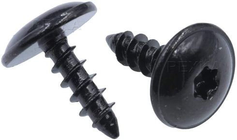 Rexka 15pcs T25 Fender Liner Splash Shield Bumper Cover Self Tapping Torx Screw Compatible with N90974701 Volkswagon Audi Porsche...