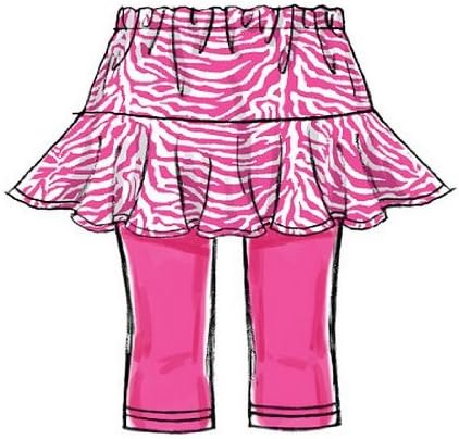 McCall Pattern Company M6918 Children's/Girls Skorts, Size CCE...