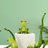 Holibanna Outdoor Statues - Frog Statue Collectible Frogs Toad Toads Royalty Fairy Tale Sculpture Garden Frog Figurine Sculpture Figure Green Frog...