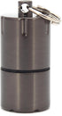 The World's Smallest Kerosene Lighter! Height 2.5cm/? 1.3cm Capsule Lighter Portable Metal Miniature EDC Gear Waterproof Tiny Peanut Lighter (Fuel...