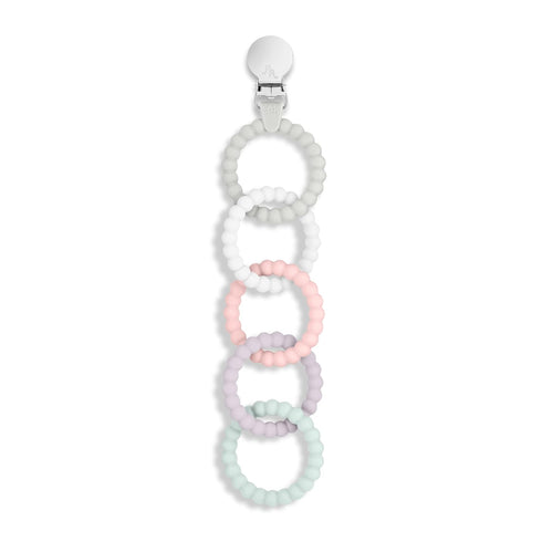 Ryan & Rose Cutie Clinks Attachable Teether Chew Toy for Babies (Precious)...
