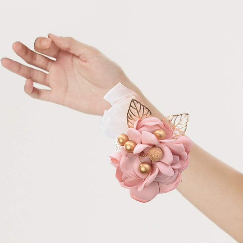 Baby in Bloom Sash & Wrist Corsage Kit - Blush Peach Baby Shower Sash Baby Shower Favors New Mom Gifts...