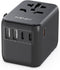 MINIX 35W Universal Travel Adapter 6 in 1 European Travel International Power Plug Adapter Max 3 USB C 2 USB A Ports All-in-One Worldwide Wall Cha...
