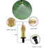 20 pcs Irrigation System Copper Nozzle Adjustable Spray Nozzle Garden Water Cooling System Irrigation Greenhouse Vegetables Lawn Watering Nozzle (...