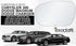 exactafit 8314L Driver Side Mirror Glass Replacement Repair Compatible With 2005-2010 Chrysler 300, 2005-2008 Dodge Magnum, 2006-2008 Charger...