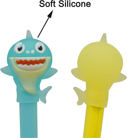 Maydahui 28PCS Cartoon Shark Gel Pen Cute Dolphin Pens Black Ink for Students Stationery School Supplies...
