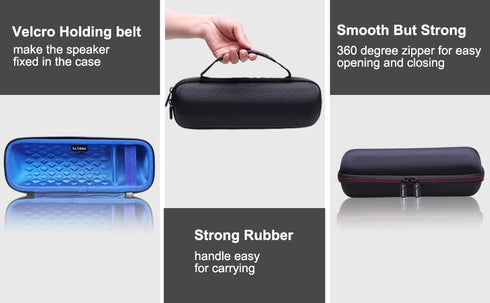 LTGEM EVA Hard Carrying Case for JBL FLIP 6 FLIP 5 Waterproof Portable Bluetooth Speaker - Blue...