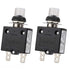 98-40A Thermal Circuit Breaker Overload Protector, 40Amp Push Button Manual Reset Circuit Breaker 32V DC 125/250VAC 50/60Hz with Quick Connect Ter...