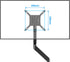 MOUNTUP VESA Mount Extender, Monitor VESA Extension Bracket Adapter for 17-35'' Screens, Extend VESA Mounting Holes up to 200mm x 100mm & 200mm x ...