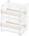 2pcs Portable Transparent Adhesive Tape Dispenser Cutter Desk Washi Tape Holder Storage Box Organizer Office School Stationery Supply (Beige)...