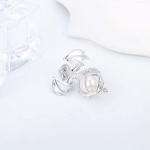 Dragon Cage Pendants for Pearl Jewelry Making Sterling Silver, Design Pearl Cage Pendants for Women...