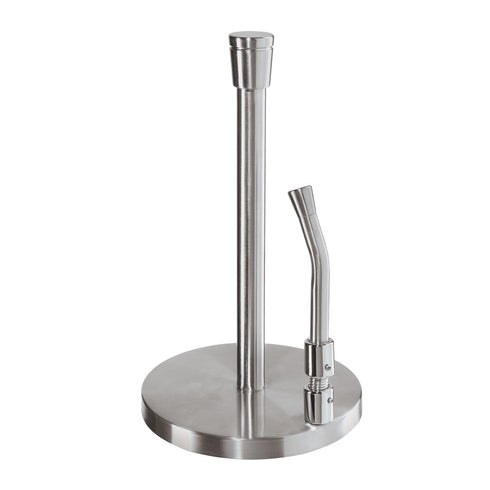 OGGI Stainless Steel Paper Towel Holder - with Tension Arm and Tear Bar, 13" Height - Stainless Steel Construction...