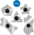 MMOBIEL 5 Pcs/set Ultra-Thin 0,1mm Professional Stainless Steel Curved Spudger Pry Blade Repair Opening Tool...