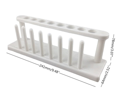 Honbay 8-Well Plastic Test Tube Rack Scientific Lab Tube School Laboratory Supplies Experiment Toy...