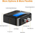 Bluetooth Transmitter Receiver for TV, Bluetooth Receiver for Home Stereo with RCA 3.5mm AUX & Display, Music Audio Adapter for Headphones/Speaker...