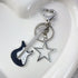 COLORFUL BLING Cute Heart Star Guitar Keychain Y2K Cute Strawberry Keyring Bag Charms Pendant Y2K Accessories for Women...