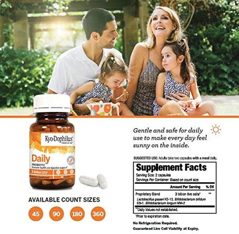 Daily Probiotic, Immune and Digestive Support, 180 capsules...