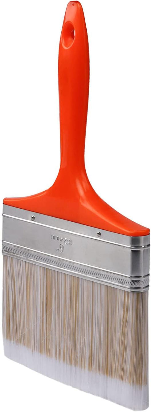 Large Paint Brush 6 Inch, Soft Tip Paint Brushes for Walls, Brush for Painting, Quick Decking, Fence, Walls and Furniture Paint Application for Pa...