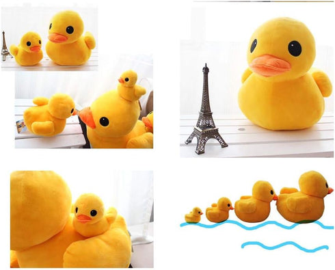 VIDOSCLA Yellow Duck Stuffed Plush Pillow Animal Dolls Super Soft Huggable Toy Gift for Children...