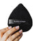 BLEND & SNAP Large Velour Triangle Makeup Puff for Smooth & Flawless Coverage – Blotting Sponge for Foundation & Concealer / Powder Press Pad – Pr...