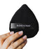 BLEND & SNAP Large Velour Triangle Makeup Puff for Smooth & Flawless Coverage – Blotting Sponge for Foundation & Concealer / Powder Press Pad – Pr...