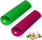 Sinnsally Garlic Peeler Skin Remover Roller Keeper,Easy Quick to Peeled Garlic Cloves with Silicone Tube Roller Garlic Peeling Kitchen Tool (Green...