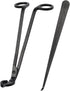 SUMAJU 2 in 1 Candle Accessory Set - Wick Trimmer & Dipper, Stainless Steel Cutter Scissor for Candle Lovers (Black)...