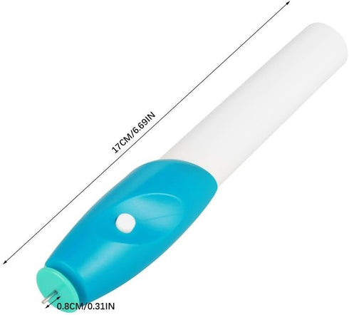 2 in 1 Quilling Slotted Tool Paper Rolling Electric Pen, E11 Electric Quilling Pen, Electric Quilling Slotted Tool Automated Paper Rolling Curling...