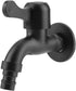 Washing Machine Tap, Wall Mount Water Tap 304 Stainless Steel Sink Faucet Black Garden Water Faucet for Bathroom Laundry Balcony (1)...