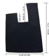 Cotton Canvas Plain Color Canvas Wrist Wristlet Handbag Sleeve Knot Pouch Portable Purse Tote Gift Bag...