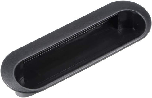 uxcell Flush Pull Finger Insert Recessed Cabinet Handles 120mm x 40mm x 21mm Black...