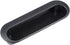 uxcell Flush Pull Finger Insert Recessed Cabinet Handles 120mm x 40mm x 21mm Black...
