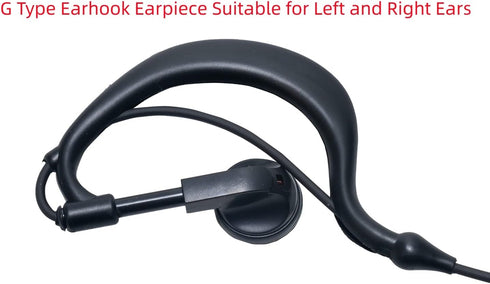G Shape Earpiece Headset with Mic PTT Compatible with Cobra Microtalk Cx112 PX650 PX655 ACXT145 ACXT1035r ACXT545 RX385 RX685 Walkie Talkie Two Wa...