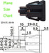 Panel Mount Outlet Power Socket 10Pcs US Plug 3 Pins AC 15A 125V Panel Screw Mount Type Female Connectors Adapter Black...