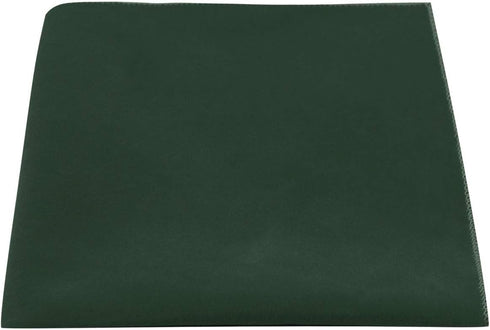 King & Priory Luxury Dark Green Velvet Pocket Square...