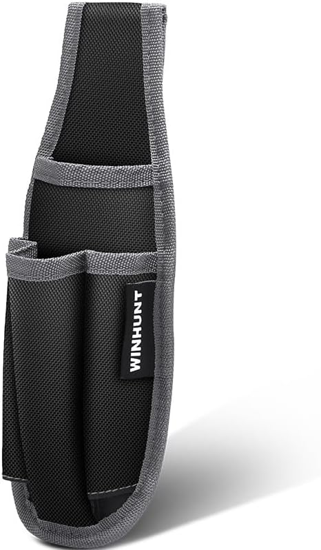 Tool Belt, 4 Pockets Tool Pouch for Tool Organization, with Metal Belt Clip Attachment, for Craftsmen, Electrician, Gardener, for Electric Pen, Sc...