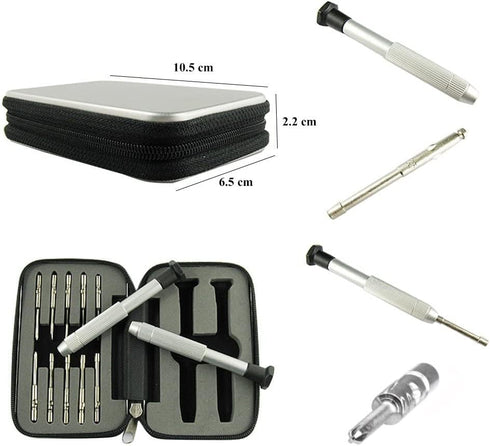 Pocket Precision Screwdriver Set, Pasway 12-pieces DIY Mini Precision Screwdriver Nutdriver Repair Tool Kit for Watch Mobile Pocket Clock Eyeglass...