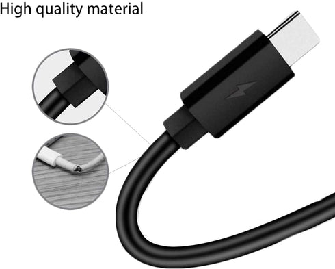Adhiper Replacement USB-C Cable Cord Charging Power Cord Data Synchronization Cable Compatible for Nikon Z6 Z7 Cameras Compatible for Canon EOS R ...