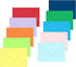 YINUOYOUJIA 50 pack Multicolor Envelopes,5x7 Envelopes V Flap,A7 Invitation Envelopes,envelopes for 5x7 cards,Weddings,Birthday,Baby Shower,postca...
