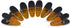 -Thick Plastic Clips with Neodymium Magnet - 3-1/4" Length - Durable Versatile All-Purpose (Orange)...