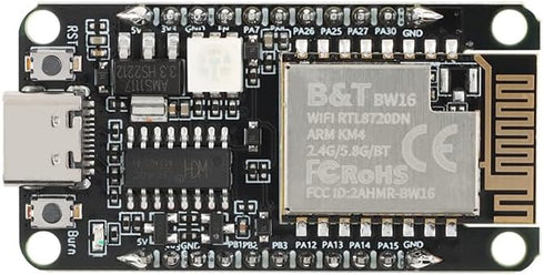 3Pcs BW16-Kit Dual-frequency WiFi Development Board Bluetooth 5.0 Wireless Module RTL8720DN Chip Low Power Bluetooth WiFi Wireless Development Boa...