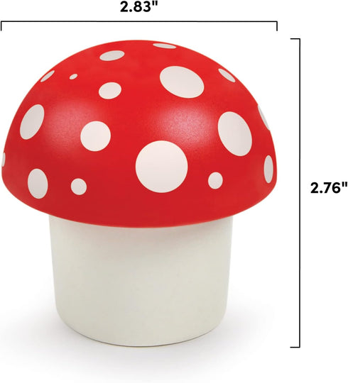 Genuine Fred MERRY MUSHROOM Herb Grinder, Red/White, 3 inches...