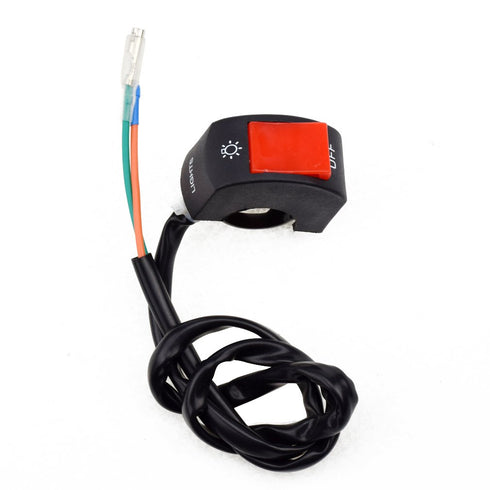 HIAORS 7/8" Handlebar Light On Off Switch Button Compatible with 50cc 90cc 125cc 150cc 250cc Coleman Mini Bike CT200U BT200X CT100U TTR90 CRF150F ...