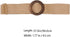 VALICLUD Elastic Wide Tan Belt Women Straw Rattan Waist Band with Wood Buckle for Women Ladies Dresses Jeans Belt Vintage Accessory Waistband Wais...