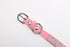 Dog Cat Collar Bling Rhinestone Crown Faux Leather Adjustable Pet Necklace for Chihuahua Yorkie (XS, Pink)...