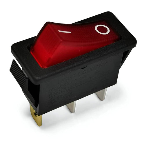 Rocker Switch Lighted On Off for Electric Fireplaces FMI Desa 120927-24 120 Volt...